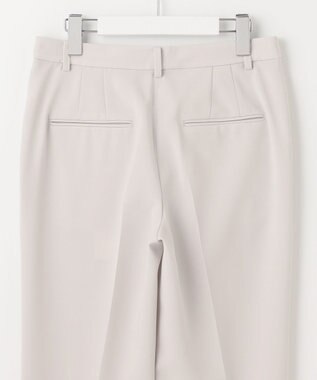 23区 【セットアップ対応】トリアセダブルジョーゼット パンツ ベージュ系