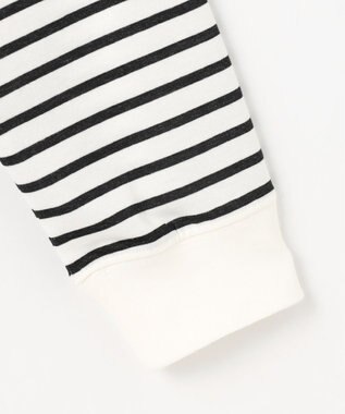 ANY テールＴシャツ オフ×ブラックボーダー