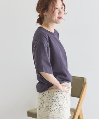 AMERICAN HOLIC 【BEVERLY HILLS POLO CLUB】バックプリントTシャツ Navy