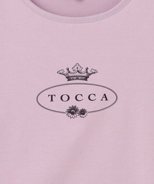 TOCCA 【洗える】TOCCA LOGO TEE Tシャツ ピンク系