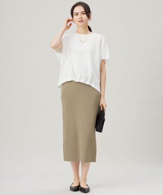 自由区 S 【接触冷感・UVカット・吸水速乾・抗菌防臭・洗える】ハイカウントフォルム Tシャツ オフ