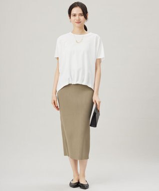 自由区 S 【接触冷感・UVカット・吸水速乾・抗菌防臭・洗える】ハイカウントフォルム Tシャツ オフ