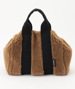 23区 VIOLAd'ORO ELMO エコムートン トートバッグ ダークブラウン系