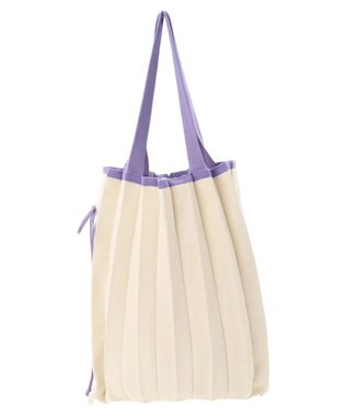 Green Parks ＯＴＯ．ＨＡ．プリーツニットバッグ Ivory