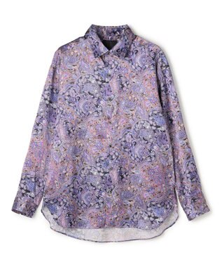 JOSEPH HOMME 【HIGH GRADE LINE】コールドレーヨンプリント　レギュラーカラーシャツ ライラック系5