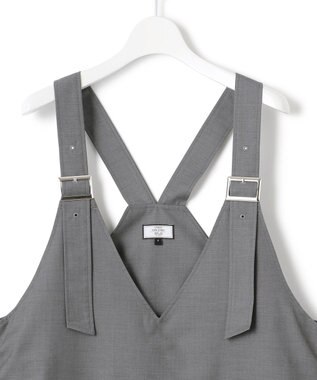 J.PRESS YORK STREET 【WOMEN】ジャンバースカート ライトグレー系