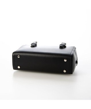 UNBILLION 【テレビ ドラマ着用アイテム】カシュカシュ cachecache / ベルトディテール横長ボストンバッグ ブラック