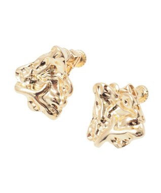 AMERICAN HOLIC バンピーメタルイヤリング Gold