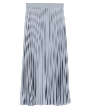 Green Parks プリーツスカート Blue Gray