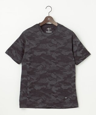 JOSEPH ABBOUD MOUNTAIN 【UNISEX】ドライタッチ クールスキンカモTシャツ ブラック系7