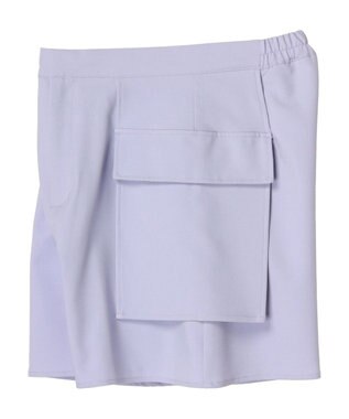 earth music&ecology デザインポケットショートパンツ Purple