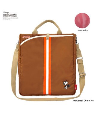 ROOTOTE 8389【スヌーピー】IP.トール2ウェイ.ピーナッツ-9P 02：キャメル