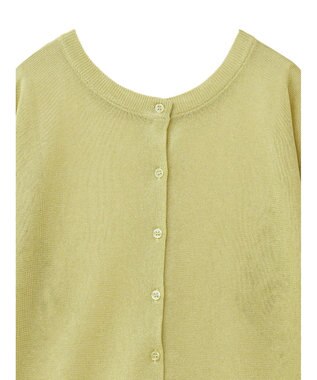 Green Parks ２ｗａｙ　７分袖ブライトシアーニットプルオーバー Green