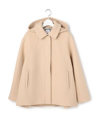 J.PRESS YORK STREET 【WOMEN】2WAY メルトン ショートコート ベージュ系