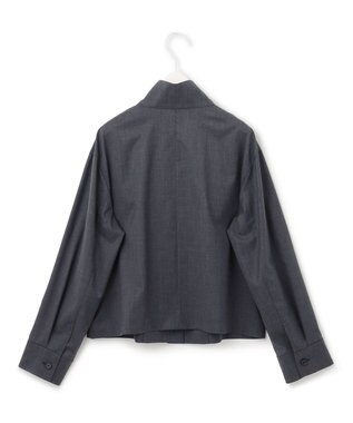 ICB 【洗える】 TWブロード ブルゾン チャコール系