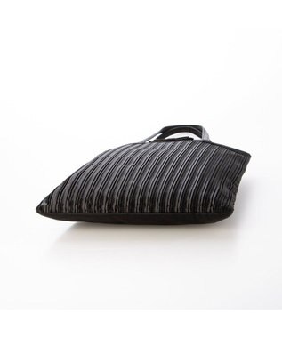 UNBILLION カシュカシュ cachecache / サテンプリーツサブバッグ ブラック