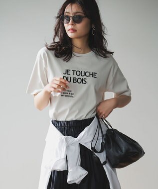 UNFILO BEAUTY FORM-T cotton ロゴ ハーフスリーブ Tシャツ