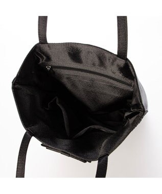 UNBILLION カシュカシュ cachecache / サテンプリーツサブバッグ ブラック