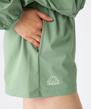 OP／FILA 【Kappa】ラッシュパーカー・ボードショーツ付き　4点セット水着 カーキ