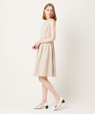 TOCCA 【大人百花掲載】【洗える】FIRST SPRING ドレス ベージュ系