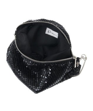 Green Parks ・ＱＵＯＮ　メタルメッシュチェーンショルダー Black