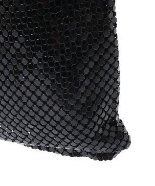 Green Parks ・ＱＵＯＮ　メタルメッシュチェーンショルダー Black