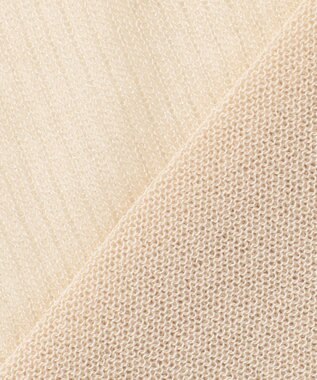 ANY L 【2SET】シアーロゴニット×タンクトップセット ライトベージュ