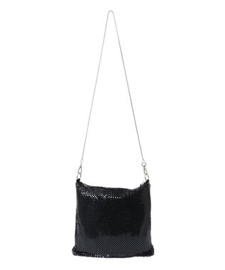 Green Parks ・ＱＵＯＮ　メタルメッシュチェーンショルダー Black