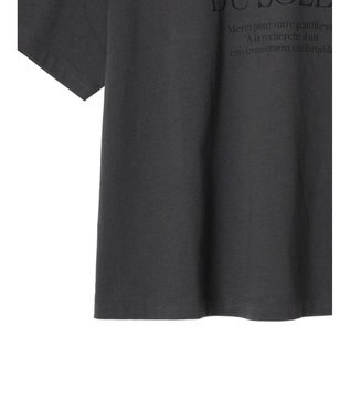 Green Parks フェミニンロゴボックスＴシャツ Gray