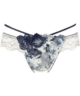 WACOAL Ｔバック ショーツ 【リボンブラ 胸もとフィットながもち】 BXB490とペア はきこみ丈あさめ バックのかぶりが広め ソング レディース PXB490 /ワコール