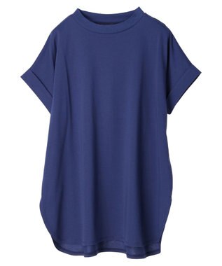 Green Parks 汗じみ防止Ｗカフスフレンチチュニック Dark Blue