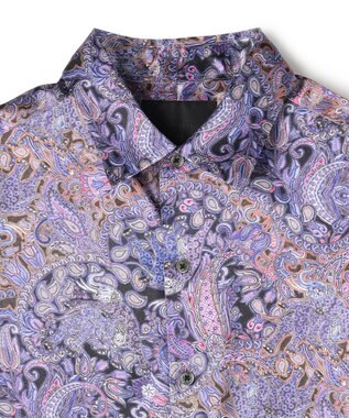 JOSEPH HOMME 【HIGH GRADE LINE】コールドレーヨンプリント　レギュラーカラーシャツ ライラック系5