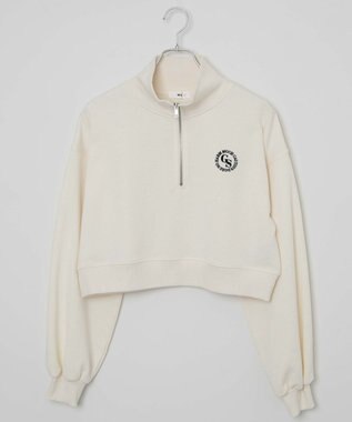 WEGO ハーフジップショートスウェット 柄3