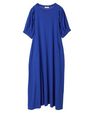 earth music&ecology Ａラインカットワンピース Royal Blue