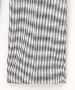 J.PRESS LADIES L 【洗える】シャークスキンハウンドトゥース テーパード パンツ ライトグレーチェック系3