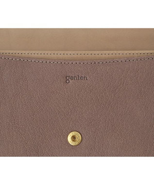 genten 【新型】フレスコ 長財布 グレー