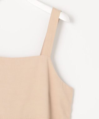 Feroux 【洗える】バックリボン オールインワン ベージュ系