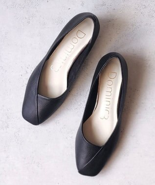 Dominic3 アシメカット パンプス ブラック