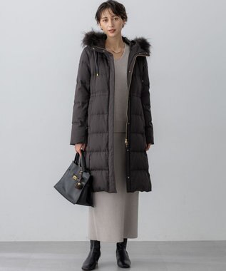 23区 【見上愛さんコラボカラー/VERY掲載】カシミヤブレンド Vネック ニット ベージュ系