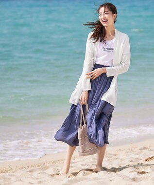 Tiaclasse クロシェ編みトートバッグ アイボリー