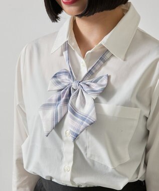 WEGO 【SCHOOLITEM】チェックスクールリボン