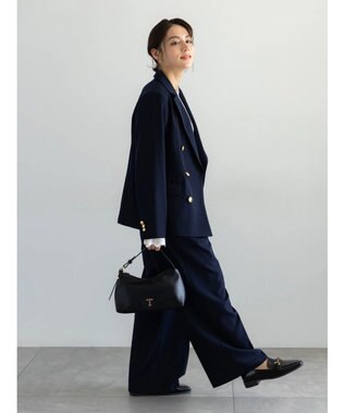 Te chichi 【セレモニーアイテム】テーラードWブレストジャケット（セットアップ可） ネイビー