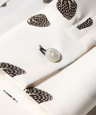 Paul Smith Graphic Strawberry ボウタイ ブラウス エクリュ