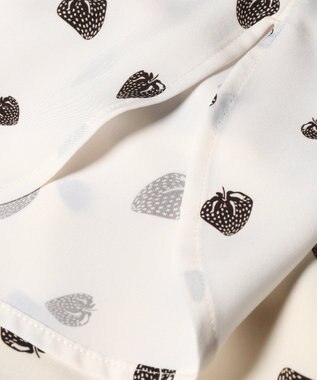 Paul Smith Graphic Strawberry ボウタイ ブラウス エクリュ