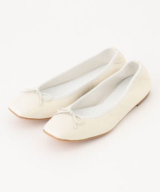 23区 【Oggi4月号掲載】ソフト バレエシューズ ホワイト系