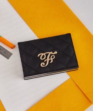 Maison de FLEUR Fロゴキルトカードケース