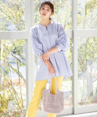 Tiaclasse クロシェ編みトートバッグ アイボリー