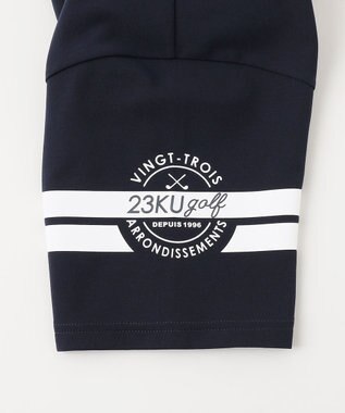 23区GOLF 【MEN】ライトニット モックネック ネイビー系