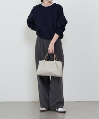 russet ナイロン三層2WAYミニトートバッグ(CE-1580) Ecru