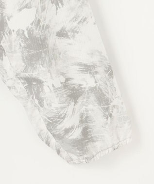 JOSEPH ABBOUD MOUNTAIN 【ストレッチ/軽量/ECO撥水/ポケッタブル】エンボスストレッチ パーカー ライトグレー系5